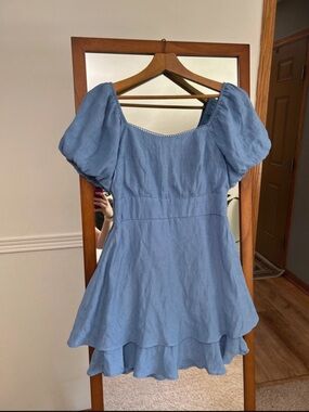 Wish Light Blue Casual Dress